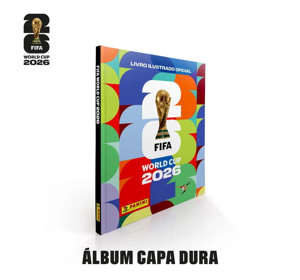 Álbum Capa Dura oficial Panini Copa do Mundo 2026